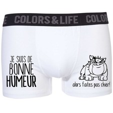 Caleçon boxer homme humour -