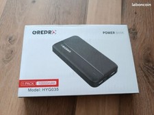 Power bank, batterie portable 10000mAh, usb-a, usb-c, mini USB