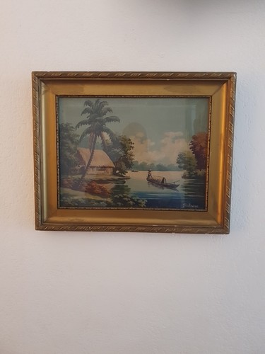 Tableau peinture vietnamien - tableau,