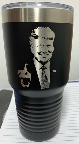 Trump flipping off - , stainless