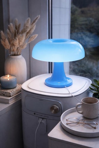 Lampe champignon vintage - champignon,