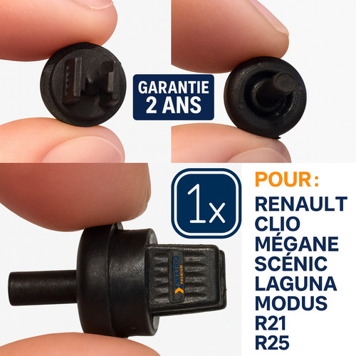 Clip fixation renault plage - 1,