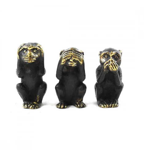 Statuettes déco les - 3, singes