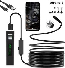 Caméra HD Endoscopique WiFi 8 LED Inspection Câble 5m Batterie iOS Android IP68
