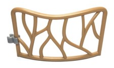 PLAYMOBIL 6635 PETITE BARRIERE MARRON CLAIR PARC ANIMALIER ZOO