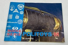 Catalogue Nuova Serie POLITOYS M in metallo 1960's - BE+