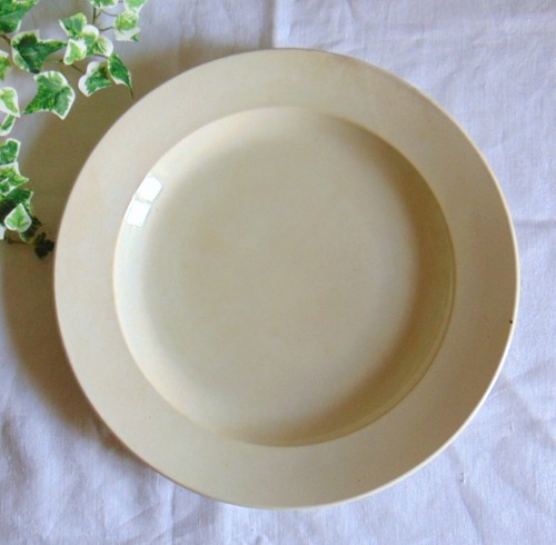 Grand plat rond faience - plat,
