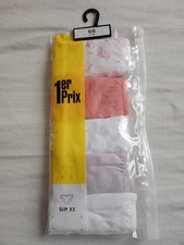 lot de 5 culottes filles Gémo taille 6/8 ans   NEUVES