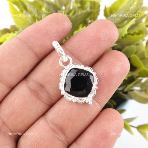 Onyx noir pierre - onyx, argent