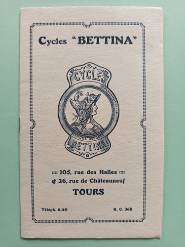 Ancien catalogue cycles - ancien,