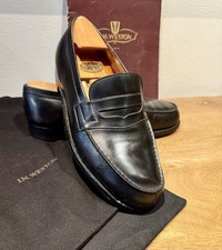 CHAUSSURES JM WESTON MOCASSINS JANSON C180 CUIR NOIR 7 E 41