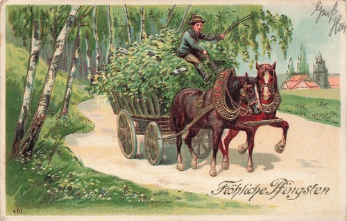 Joyeuse pentecôte calèche - joyeuse,