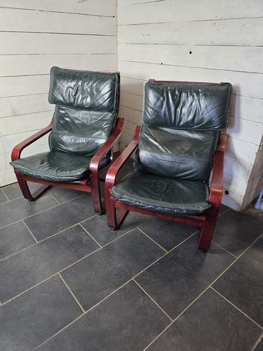 Paire fauteuils scandinaves - paire, de