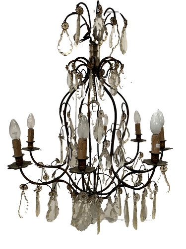 Lustre cage style - cage, louis