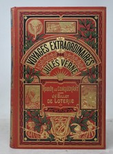 VERNE Robur le conquérant Un billet de loterie HETZEL dos au phare