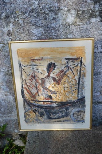 Peinture technique mixte - peinture,