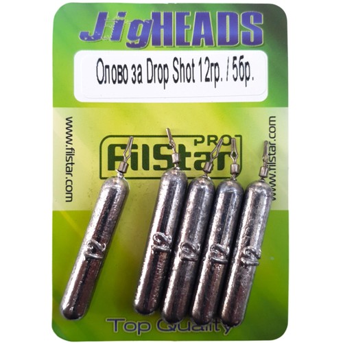 Drop shot lot plombs de - 5,