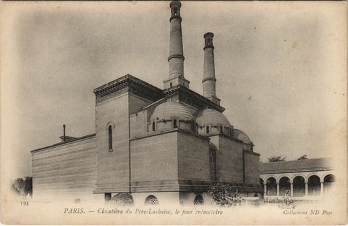 Cpa paris 20e cimetiere - cpa,