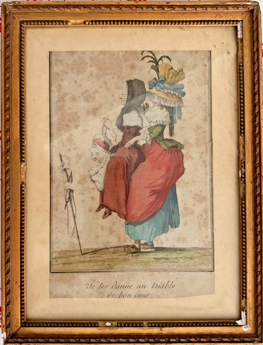 Estampe les donne au - les,
