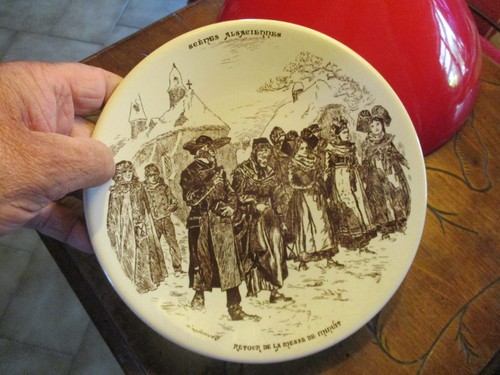 Alsace ancienne assiette - alsace,
