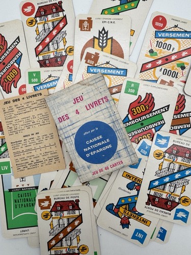 Jeu cartes des livrets - cartes,