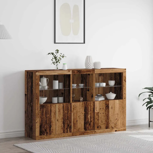 Buffet avec lumières led - avec,