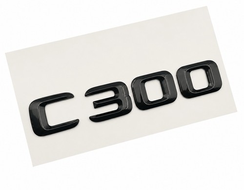 Black car c300 abs - black, emblem
