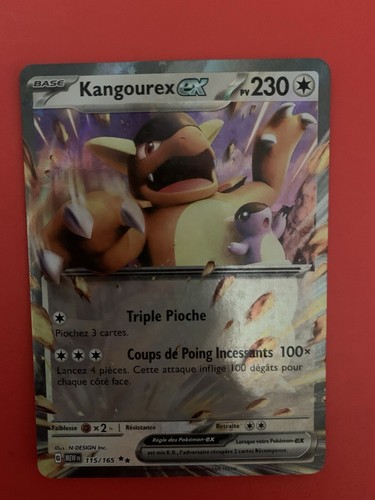 Carte pokémon kangourex - kangourex, ex