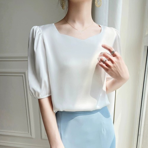 Femme manche courte satin - femme,