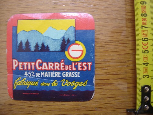Ancienne etiquette fromage - etiquette,
