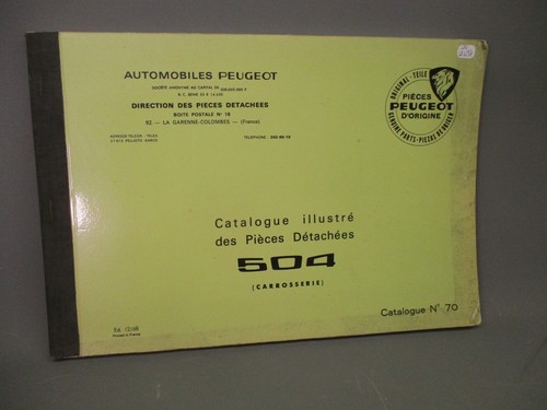 Dv12497 peugeot catalogue - dv12497,