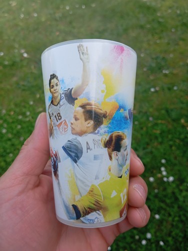 Verre plastique football - verre,