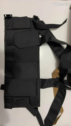 Gilet tactique noir - tactique, m4