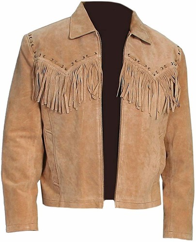 Veste cowboy franges - de,