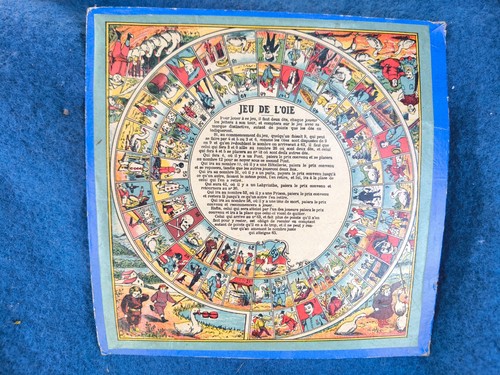 Carton jeu oie - carton, et