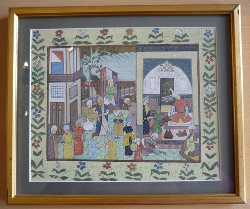 Tableau ancien moghol indien - moghol,