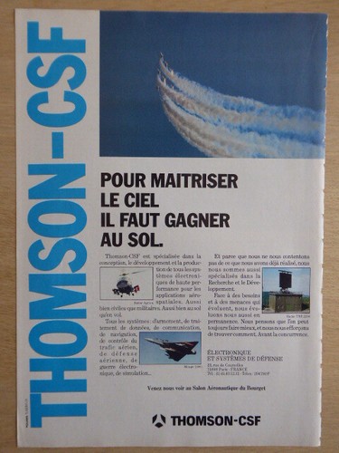 1987 pub thomson csf - pub, thomson-csf