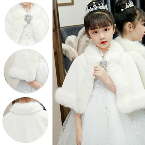 Filles enfants fausse - filles, fourrure