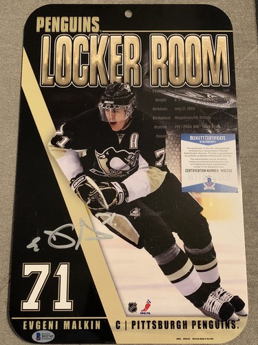 Evgeni malkin autographed - evgeni,