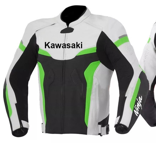 Veste cuir kawasaki - cuir,