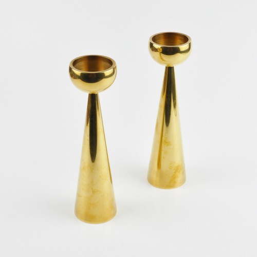 Porte bougies en laiton - porte-bougies,