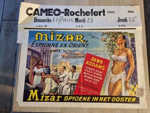 Affiche ancienne cinéma belge