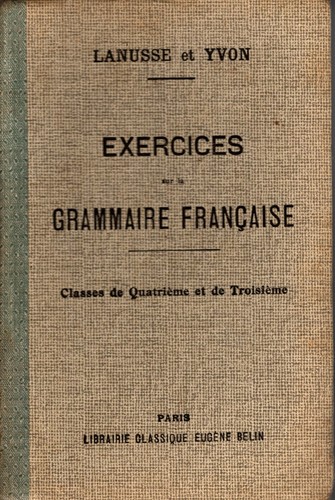 Lanusse yvon exercices sur - lanusse, &