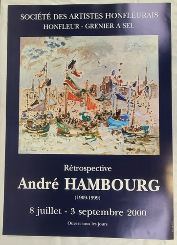Hambourg affiche vintage - hambourg,