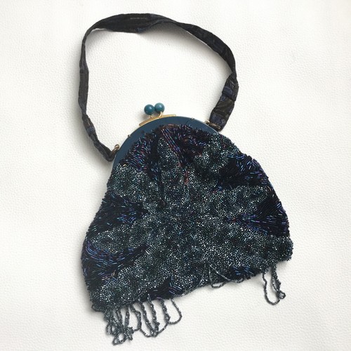 Bourse sac perles verre - bourse,