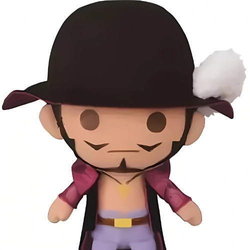 Peluche mihawk one piece - peluche,