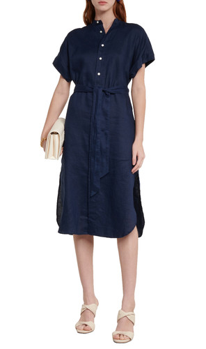 Robe chemise midi - robe,