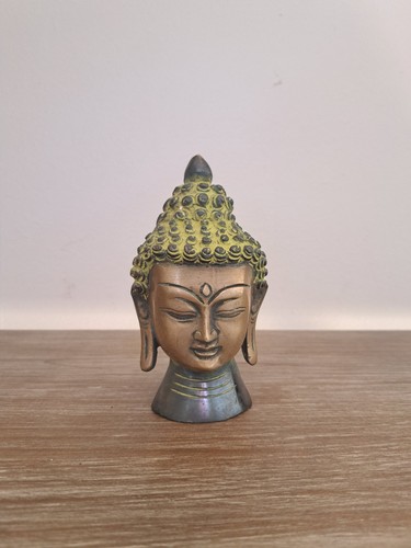 Statue tête bouddha en - statue,