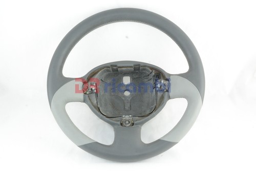 Volant cuir gris avec - cuir,