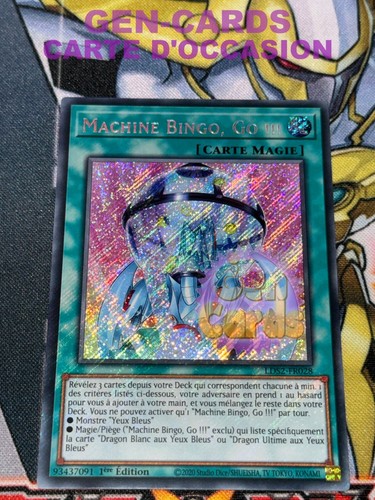 Carte machine bingo - yu, oh